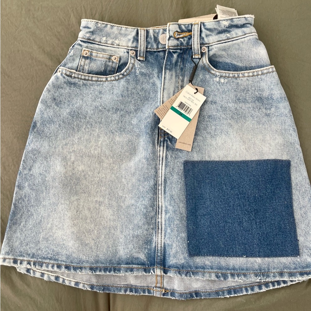 Calvin Klein Jeans mini skirt women juniors sz 24
